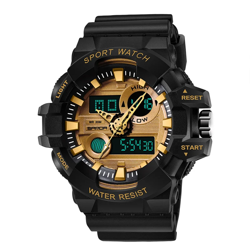 Men Sport Watch Digital LED Electronic Outdoor Waterproof Clock Diving Swimming Running Man Retro Shock Watch Luxury Brand Sanda
Men Sport Watch Digital LED Electronic Outdoor Waterproof Clock Diving Swimming Running Man Retro Shock Watch Luxury Brand Sanda