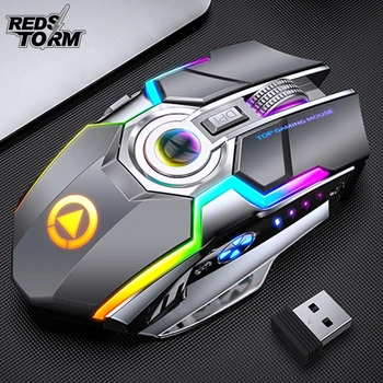 Redstorm Gaming Mouse Rechargeable Wireless Mouse Silent Ergonomic 7 Keys RGB Backlit 1600 DPI LED Backlit Mice For Computer PC
Redstorm Gaming Mouse Rechargeable Wireless Mouse Silent Ergonomic 7 Keys RGB Backlit 1600 DPI LED Backlit Mice For Computer PC
