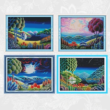 Fantastic Scenery Patterns Printed Cross Stitch kit Sale Crafts DMC Thread Embroidery set DIY Handmade Home Decoration
Fantastic Scenery Patterns Printed Cross Stitch kit Sale Crafts DMC Thread Embroidery set DIY Handmade Home Decoration