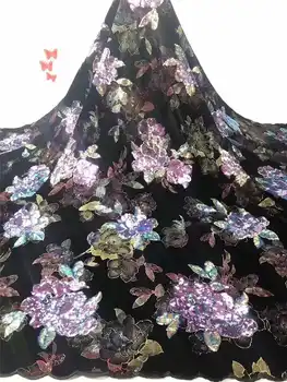 Sequins Lace Fabric High Quality African Velvet Lace Nigerican Lace Fabrics French Tulle Lace Fabric For Sewing DPA7
Sequins Lace Fabric High Quality African Velvet Lace Nigerican Lace Fabrics French Tulle Lace Fabric For Sewing DPA7