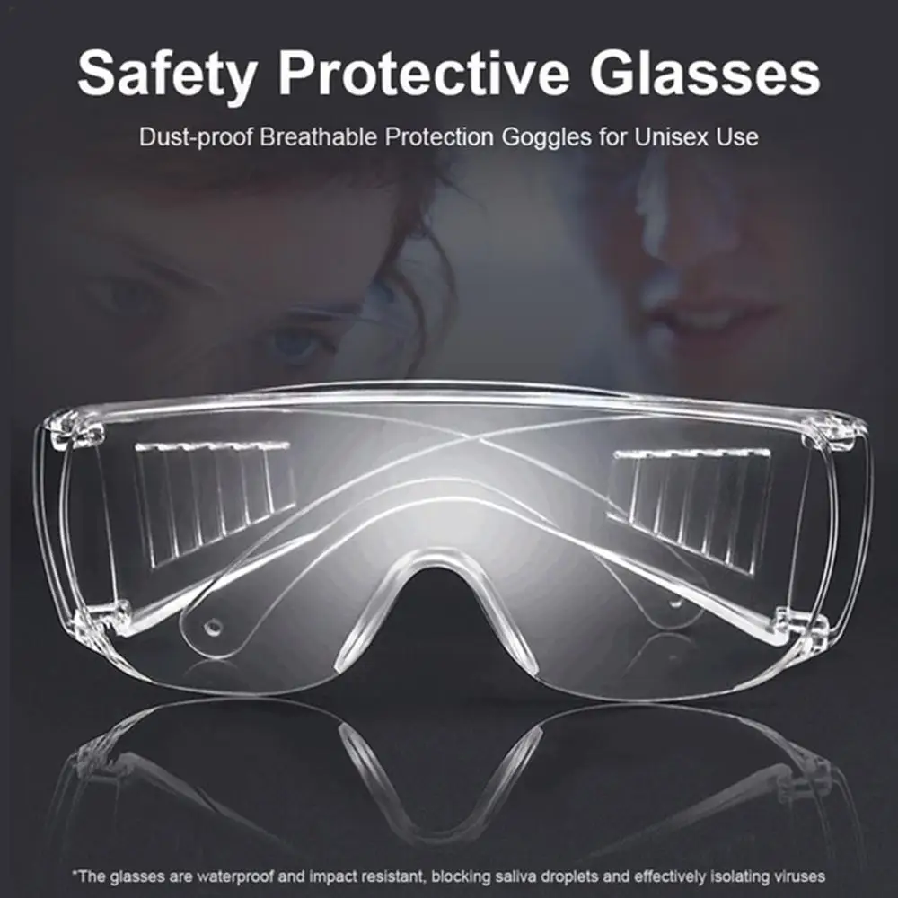 Safety Protective Glasses Waterproof Isolating Viruses Breathable Protection Goggles Dust-Proof Goggles Splashproof Glasse
Safety Protective Glasses Waterproof Isolating Viruses Breathable Protection Goggles Dust-Proof Goggles Splashproof Glasse