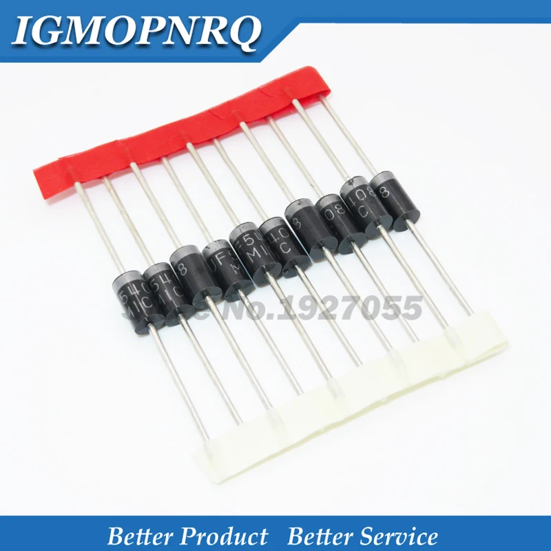 20PCS Schottky Rectifier Diode SR240 SR260 SR360 SR540 SR560 SR2100 SR3100 SR3200 SR5100 SR5150 SR5200 DO-41 DO-27 NEW
20PCS Schottky Rectifier Diode SR240 SR260 SR360 SR540 SR560 SR2100 SR3100 SR3200 SR5100 SR5150 SR5200 DO-41 DO-27 NEW