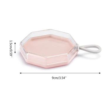 5Pcs Transparent Octagon Beauty Powder Puff Storage Box Makeup Puff Drying Case 57BE
5Pcs Transparent Octagon Beauty Powder Puff Storage Box Makeup Puff Drying Case 57BE