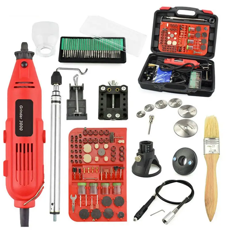 EU/US 220V 260W Mini Electric Drill Set Variable Speed Grinder Grinding Machine Engraving Accessories Dremel Rotary Tools
EU/US 220V 260W Mini Electric Drill Set Variable Speed Grinder Grinding Machine Engraving Accessories Dremel Rotary Tools