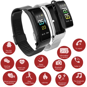 Y5 Press Fitness Tracker Digital Display Screen Bluetooth Call Heart Rate Monitor Sports Pedometer Smart Bracelet Smart Band
Y5 Press Fitness Tracker Digital Display Screen Bluetooth Call Heart Rate Monitor Sports Pedometer Smart Bracelet Smart Band