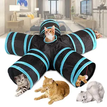 Indoor Foldable Pet Cat Tunnel 5 Holes Cat Tunnel Tube Kitty Tunnel Bored Cat Pet Toys for Cat Rabbit Animal Play Tunnel Tube
Indoor Foldable Pet Cat Tunnel 5 Holes Cat Tunnel Tube Kitty Tunnel Bored Cat Pet Toys for Cat Rabbit Animal Play Tunnel Tube