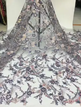 Latest Embroidered High Quality Tulle Lace Fabric with Sequins Nigerian Tulle Mesh Lace For Wedding Dress 5yards
Latest Embroidered High Quality Tulle Lace Fabric with Sequins Nigerian Tulle Mesh Lace For Wedding Dress 5yards
