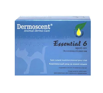 LDCA ESSENSHIAL 6 spot-drops for cats for complex skin care Essential 6 (yn. 4 pipettes) LDCA
LDCA ESSENSHIAL 6 spot-drops for cats for complex skin care Essential 6 (yn. 4 pipettes) LDCA