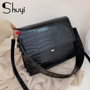 Fashion Crocodile Chains Women's Designer Handbags High Quality PU Leather Women Totes Ladies Alligator Shoulder Crossbody Bags
Fashion Crocodile Chains Women's Designer Handbags High Quality PU Leather Women Totes Ladies Alligator Shoulder Crossbody Bags