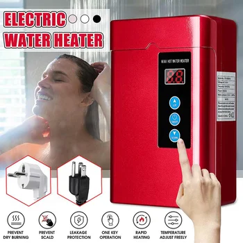 4000W Electric Water Heater Instant Tankless Gear 220V 4KW Temperature Display Fast Heating Bathroom Shower Kichen
4000W Electric Water Heater Instant Tankless Gear 220V 4KW Temperature Display Fast Heating Bathroom Shower Kichen