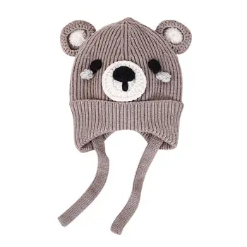 Winter Baby Boys Girls Autumn Winter Cute Bear Hat Toddler Earflap Beanie Warm Crochet Knit Cap With Good Quality
Winter Baby Boys Girls Autumn Winter Cute Bear Hat Toddler Earflap Beanie Warm Crochet Knit Cap With Good Quality