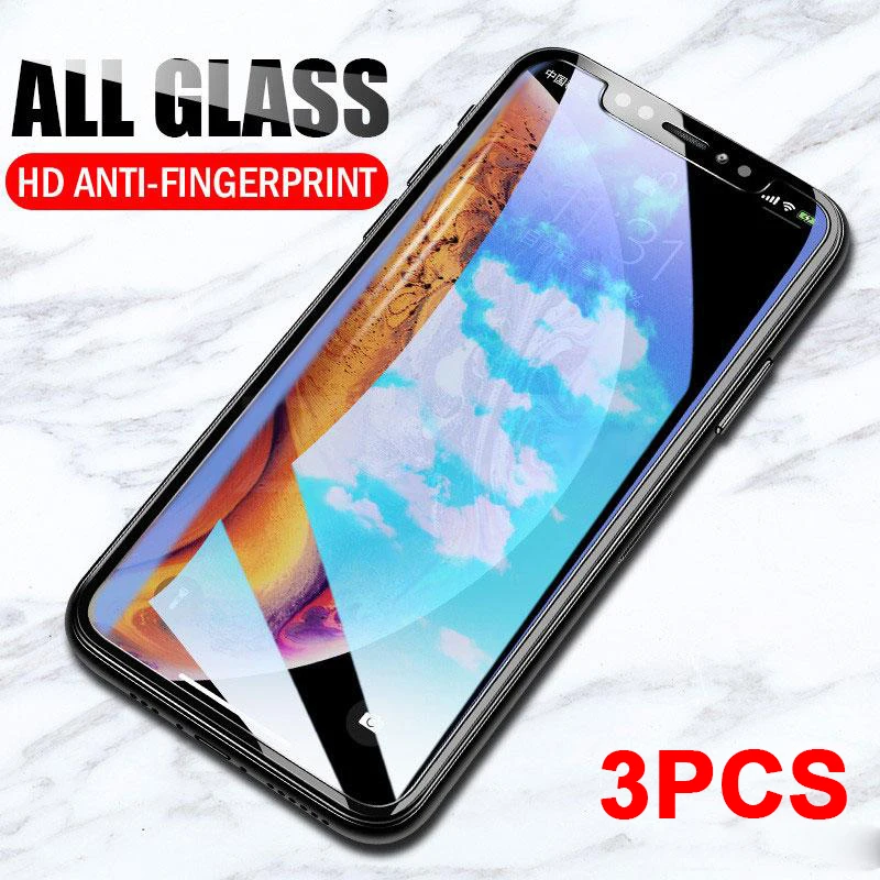 3PCS Ultra thin Anti-Scratch Tempered Glass HD Clear Anti-Fingerprint Screen Protector For iPhone 12 11 XS XR 7 8 6 SE 2020
3PCS Ultra thin Anti-Scratch Tempered Glass HD Clear Anti-Fingerprint Screen Protector For iPhone 12 11 XS XR 7 8 6 SE 2020