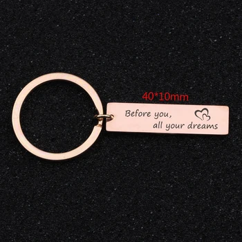 Dream Stainless Steel Keychain Before You All Your Dreams Hand Stamped Jewelry Inspire Gift Charm Accessories
Dream Stainless Steel Keychain Before You All Your Dreams Hand Stamped Jewelry Inspire Gift Charm Accessories