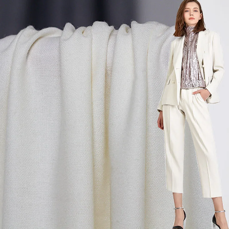 The Cloth Japanese White Wollen Wool Fabrics 100%Wool Materials Autumn Women Suits Pants Sewing Cloth Tailor Freeshipping
The Cloth Japanese White Wollen Wool Fabrics 100%Wool Materials Autumn Women Suits Pants Sewing Cloth Tailor Freeshipping