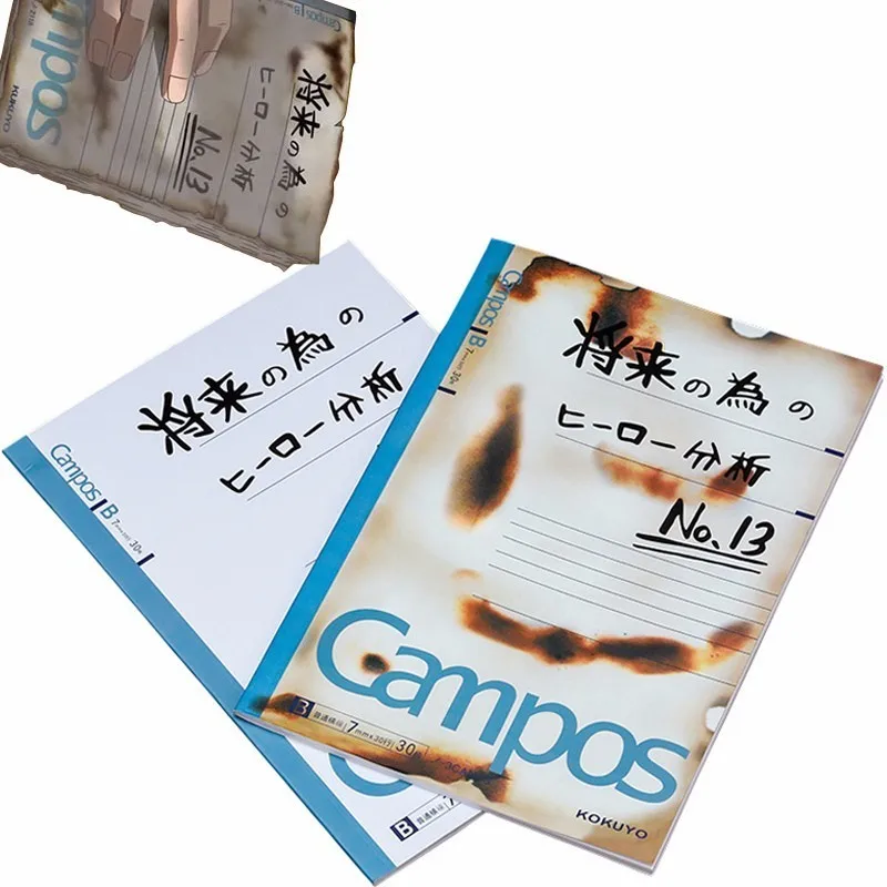 Anime My Hero Academia Notebook Midoriya Izuku Cosplay Burned Notebook Accessories Student Personality Notebook Gift
Anime My Hero Academia Notebook Midoriya Izuku Cosplay Burned Notebook Accessories Student Personality Notebook Gift