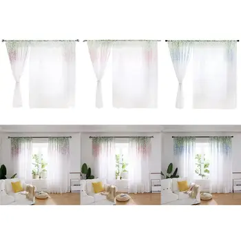 Purple Flowers Curtain Tassel Tulle Drapes String Door Leaves Print Sheer Curtain Line Flash Shiny for Living Room Bedroom
Purple Flowers Curtain Tassel Tulle Drapes String Door Leaves Print Sheer Curtain Line Flash Shiny for Living Room Bedroom