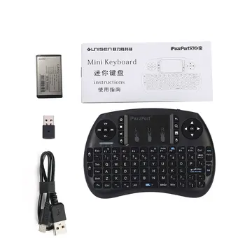 Portable Keyboard 2.4G Mini Keyboard Handheld High Sensitive Smart Touchpad Keyboard Air Mouse For Android Smart TV Set-Top Box
Portable Keyboard 2.4G Mini Keyboard Handheld High Sensitive Smart Touchpad Keyboard Air Mouse For Android Smart TV Set-Top Box