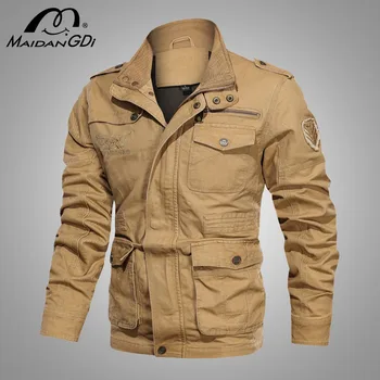 Men's Jackets 2020 Autumn Spring New 100% Solid Cotton Military Jacket Male's coat Soldier Army Jackets Men's Bomber Jackets 
Men's Jackets 2020 Autumn Spring New 100% Solid Cotton Military Jacket Male's coat Soldier Army Jackets Men's Bomber Jackets