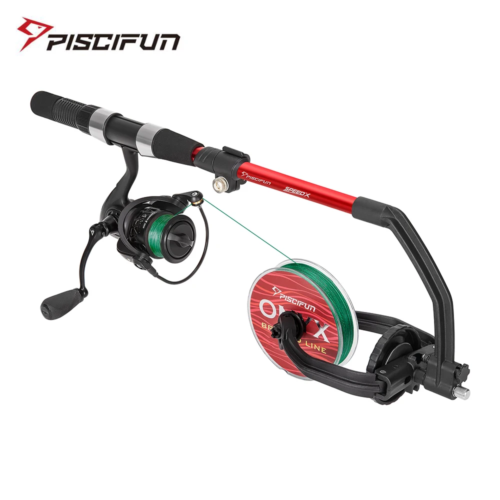 Piscifun Speed X Portable Aluminum Fishing Line Spooler for Spinning/ Baitcasting Reel More Functions Line Winder Fishing Tools
Piscifun Speed X Portable Aluminum Fishing Line Spooler for Spinning/ Baitcasting Reel More Functions Line Winder Fishing Tools