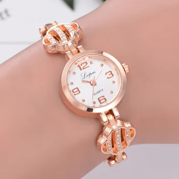 Lvpai Women's Watch Crystal Diamond Bracelet Stainless Steel Quartz Wrist Watch 
Lvpai Women's Watch Crystal Diamond Bracelet Stainless Steel Quartz Wrist Watch
