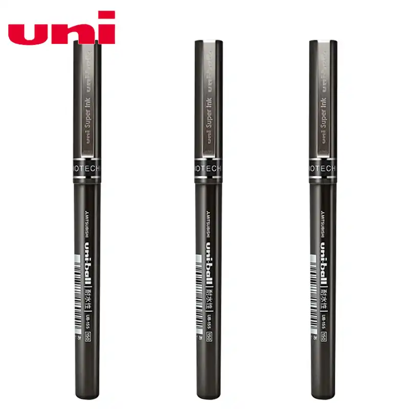 1 Piece Japan Uni Neutral Pen Ub 155 Straight Liquid Ball Pulling