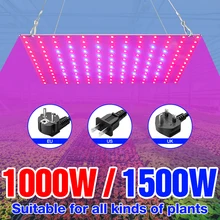 

Full Spectrum Fitolamp EU Plug Phyto Lamp LED Plant Grow Light 1000W 1500W Hydroponic Greenhouse Seedlings Growth Luminaria 220V