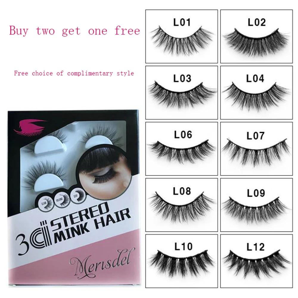 Buy Two Get One MJS Four Pairs of 3D Mink Eyelashes To Extend Personal False Eyelashes To extend Natural Beauty Makeup
Buy Two Get One MJS Four Pairs of 3D Mink Eyelashes To Extend Personal False Eyelashes To extend Natural Beauty Makeup