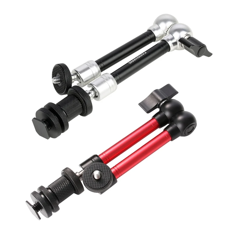 11" Magic Arm Adjustable Friction Articulating for DSLR Rig Monitor Light Picture Video Shooting Flash Light Microphone
11" Magic Arm Adjustable Friction Articulating for DSLR Rig Monitor Light Picture Video Shooting Flash Light Microphone
