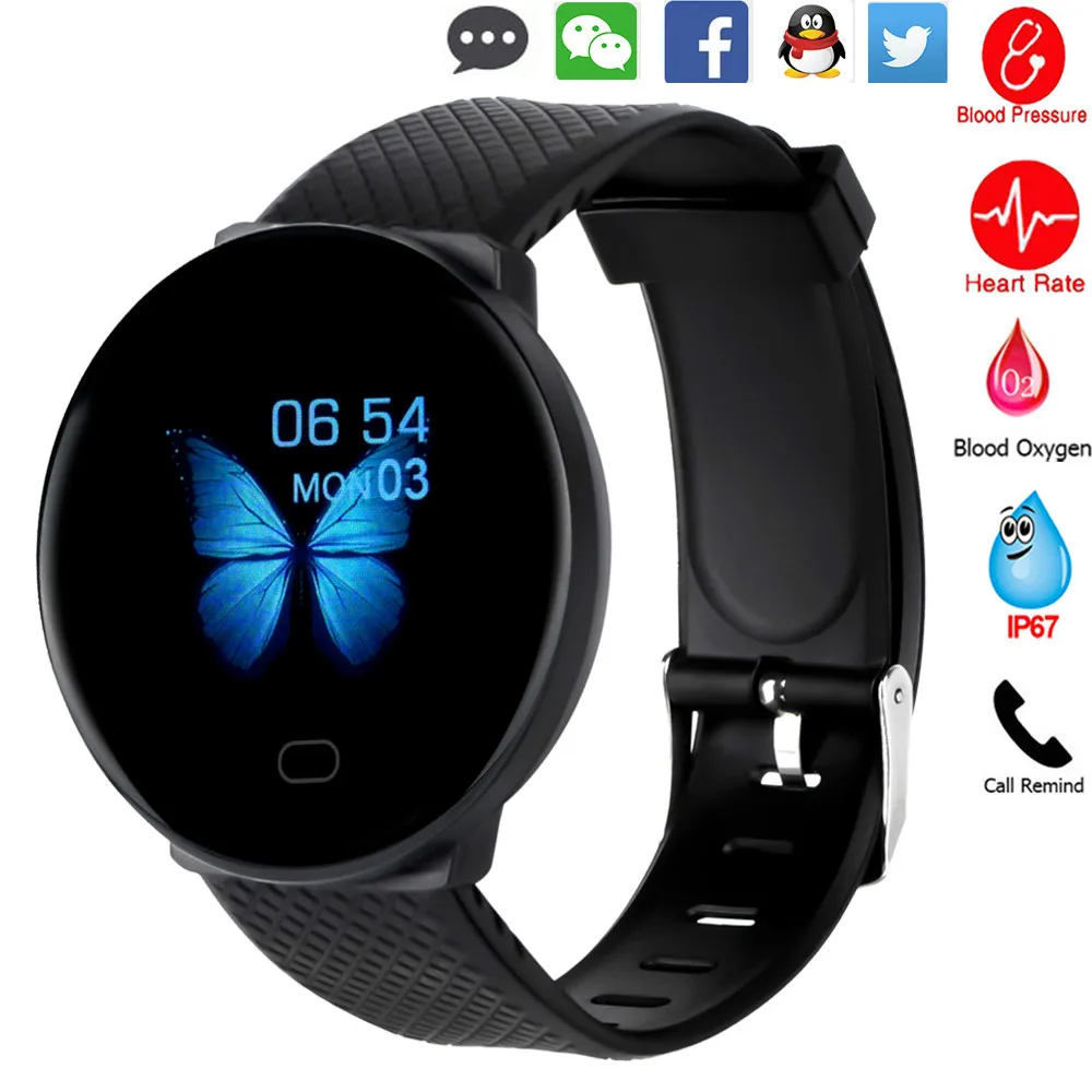 Smart Band Watch Waterproof Fitness Bracelet Pressure Measurement Tracker Watch Band Smart Bracelet Heart Rate Monitor Men Women
Smart Band Watch Waterproof Fitness Bracelet Pressure Measurement Tracker Watch Band Smart Bracelet Heart Rate Monitor Men Women