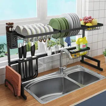 304 Stainless Steel Dish Rack Drain Rack To Dry The Tableware Dishes Storage Supplies Storage Box Kitchen Rack
304 Stainless Steel Dish Rack Drain Rack To Dry The Tableware Dishes Storage Supplies Storage Box Kitchen Rack