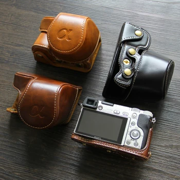 5 Colors PU Leather Camera Bag Case Cover Pouch for Sony A6000 A6100 A6300 A6400 Nex6 Camera Fotografia
5 Colors PU Leather Camera Bag Case Cover Pouch for Sony A6000 A6100 A6300 A6400 Nex6 Camera Fotografia
