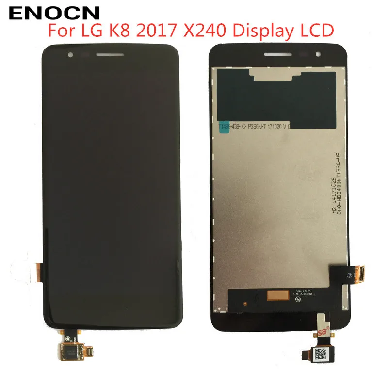 ENOCN Original LCD For LG K8 2017 X240 LCD Display Touch Screen Digitizer with Bezel Frame Full Assembly Black White
ENOCN Original LCD For LG K8 2017 X240 LCD Display Touch Screen Digitizer with Bezel Frame Full Assembly Black White