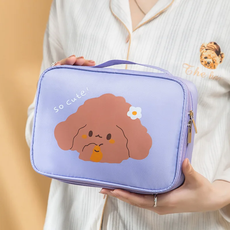 Women Fashion Cartoon Cosmetic Bag Casual Travel Portable Make Up Case Waterproof Toiletry Pouch Cosmetic Holder Organizer Box
Women Fashion Cartoon Cosmetic Bag Casual Travel Portable Make Up Case Waterproof Toiletry Pouch Cosmetic Holder Organizer Box