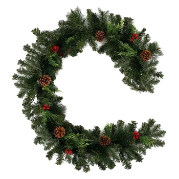 6FT(1.8M) Christmas Garland Decoration,Realistic Garlands Decor with Pine Cone,for Xmas Tree Fireplaces Stairs Doors
6FT(1.8M) Christmas Garland Decoration,Realistic Garlands Decor with Pine Cone,for Xmas Tree Fireplaces Stairs Doors