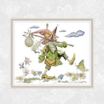 Hiking Patterns Cross Stitch Kits 11CT Printed Fabric 14CT White Canvas DMC Counted Cross-stitch Thread Embroidery Sets
Hiking Patterns Cross Stitch Kits 11CT Printed Fabric 14CT White Canvas DMC Counted Cross-stitch Thread Embroidery Sets