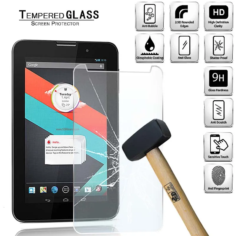 Tablet Tempered Glass Screen Protector Cover for Vodafone Smart Tab 3G 7.0" HD Eye Protection Anti-Screen Breakage Tempered Film
Tablet Tempered Glass Screen Protector Cover for Vodafone Smart Tab 3G 7.0" HD Eye Protection Anti-Screen Breakage Tempered Film