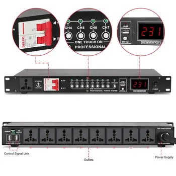Professional engineering 9-Channels multi-function power supply sequence controller with voltage display
Professional engineering 9-Channels multi-function power supply sequence controller with voltage display