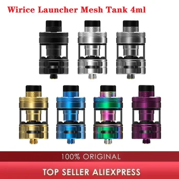 Original Wirice Launcher Mesh Tank 4ml Capacity Vape Atomizer with 0.15ohm/0.21ohm Mesh Coil for DL vape E-cig Tank Vs Zeus X
Original Wirice Launcher Mesh Tank 4ml Capacity Vape Atomizer with 0.15ohm/0.21ohm Mesh Coil for DL vape E-cig Tank Vs Zeus X