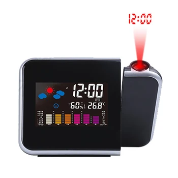LED Digital Projection Alarm Clock Temperature Thermometer Desk Time Date Display Projector Calendar USB Charger Table Led Clock
LED Digital Projection Alarm Clock Temperature Thermometer Desk Time Date Display Projector Calendar USB Charger Table Led Clock