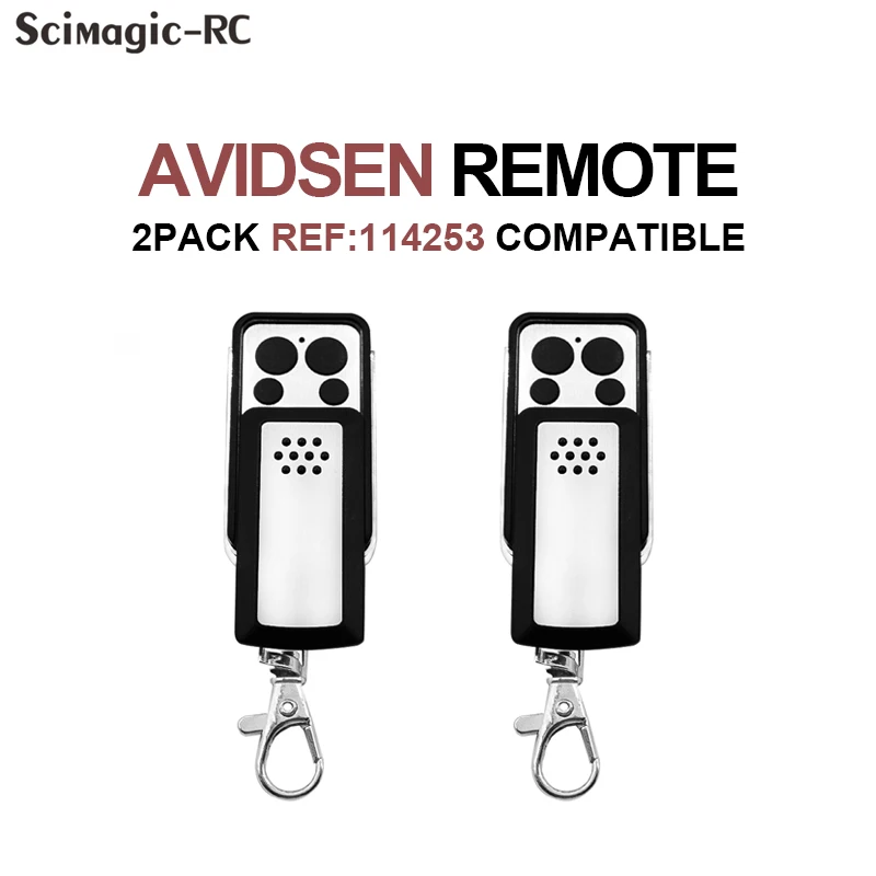 2PCS Remote Control for Gate AVIDSEN 114253 104251 104250 104257 654100 433MHz 433.92 MHz Rolling Code Newest | Безопасность и