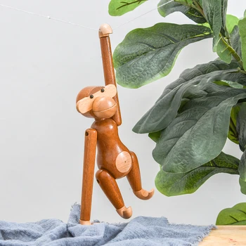 Solid wood Danish Monkey Nordic Style Decorations Genji Animal Log Hanging Wall Monkey Home Furnishings
Solid wood Danish Monkey Nordic Style Decorations Genji Animal Log Hanging Wall Monkey Home Furnishings