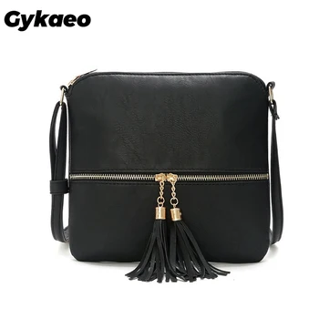 Gykaeo Luxury Handbags Women Bags Designer PU Leather Flap Shoulder Bag Ladies Casual Tassel Messenger Bags Bolsa Feminina 2020
Gykaeo Luxury Handbags Women Bags Designer PU Leather Flap Shoulder Bag Ladies Casual Tassel Messenger Bags Bolsa Feminina 2020