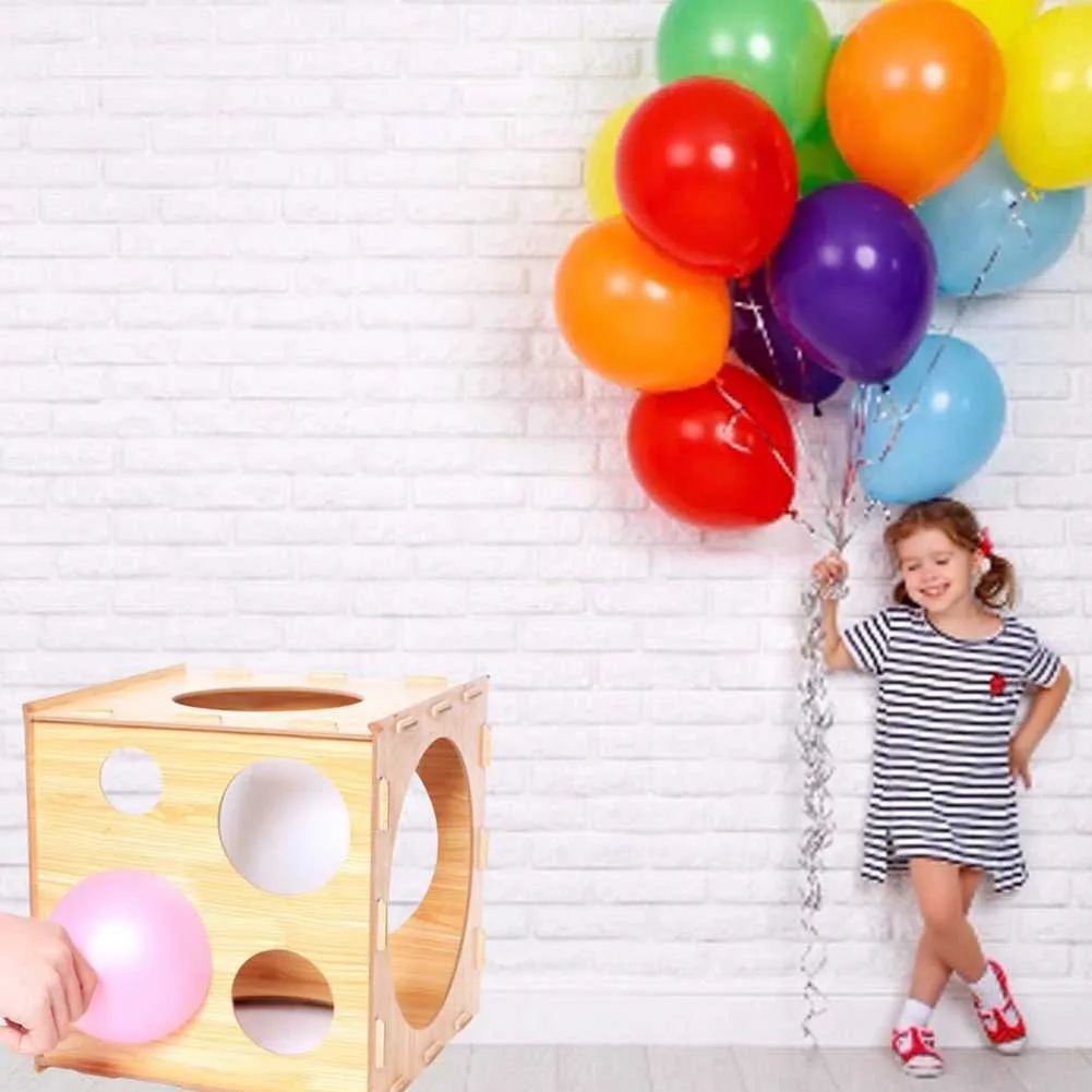 9 Holes Arch Balloon Sizer Box Decoration Toy Measurement Practical Birthday DIY Party Wedding Durable Wooden Tool
9 Holes Arch Balloon Sizer Box Decoration Toy Measurement Practical Birthday DIY Party Wedding Durable Wooden Tool