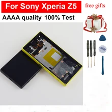 Ensemble écran tactile LCD Compact avec châssis, pour Sony Xperia Z5 mini E5823 E5803=