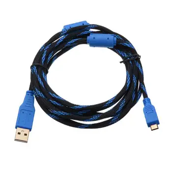 High Speed 300cm 10ft Micro USB To USB 2.0 Data Sync Charging Cable For PS4 For XBOX ONE Controller for Android Cellphone
High Speed 300cm 10ft Micro USB To USB 2.0 Data Sync Charging Cable For PS4 For XBOX ONE Controller for Android Cellphone