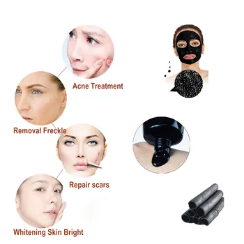 Moisturizing bamboo charcoal black masks to restore skin wrinkles and black spots to prevent acne. Powerful cleansing masks
Moisturizing bamboo charcoal black masks to restore skin wrinkles and black spots to prevent acne. Powerful cleansing masks