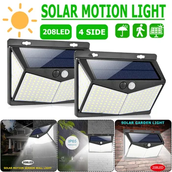 208LED LED Solar Light Outdoor Solar Lamp PIR Motion Sensor Wall Light Waterproof Solar Powered Sunlight for Garden Decoration 
208LED LED Solar Light Outdoor Solar Lamp PIR Motion Sensor Wall Light Waterproof Solar Powered Sunlight for Garden Decoration