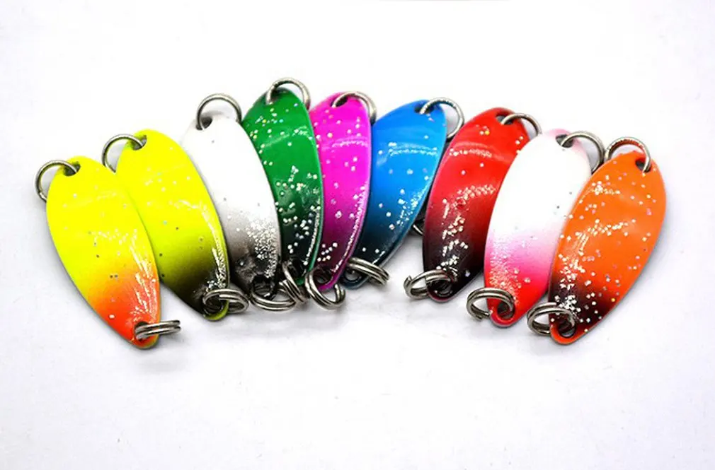3.3cm 3g Fishing Lures Spoon-Shaped Horse Mouth Sequins Baits Compact Artificial Bait Professional Fish Accessories
3.3cm 3g Fishing Lures Spoon-Shaped Horse Mouth Sequins Baits Compact Artificial Bait Professional Fish Accessories