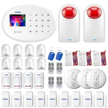 Kerui W20 2.4inch Touch Screen Alarm System Home Security Motion Alarm Remote Monitoring Alarm Panel Rfid Card IP Camera System
Kerui W20 2.4inch Touch Screen Alarm System Home Security Motion Alarm Remote Monitoring Alarm Panel Rfid Card IP Camera System