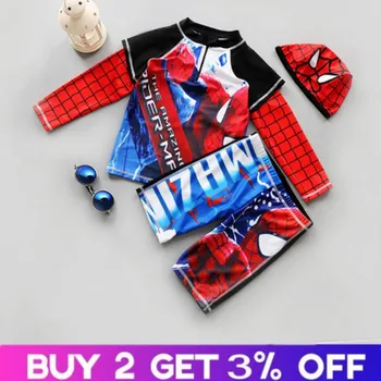 Spiderman Children Swimwear Two-Piece Kids Boys Long Sleeve Swimsuit with Hat UPF 50+ Sunscreen Wetsuit Boys Beach Trousers
Spiderman Children Swimwear Two-Piece Kids Boys Long Sleeve Swimsuit with Hat UPF 50+ Sunscreen Wetsuit Boys Beach Trousers